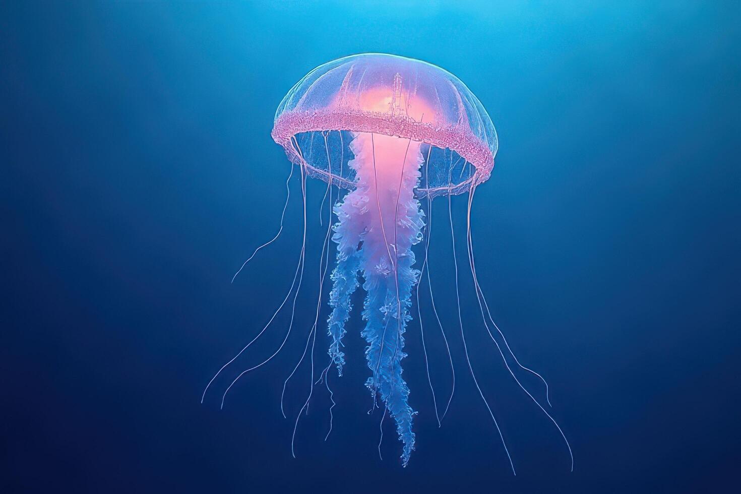 Soft Pink Jellyfish Drift photo