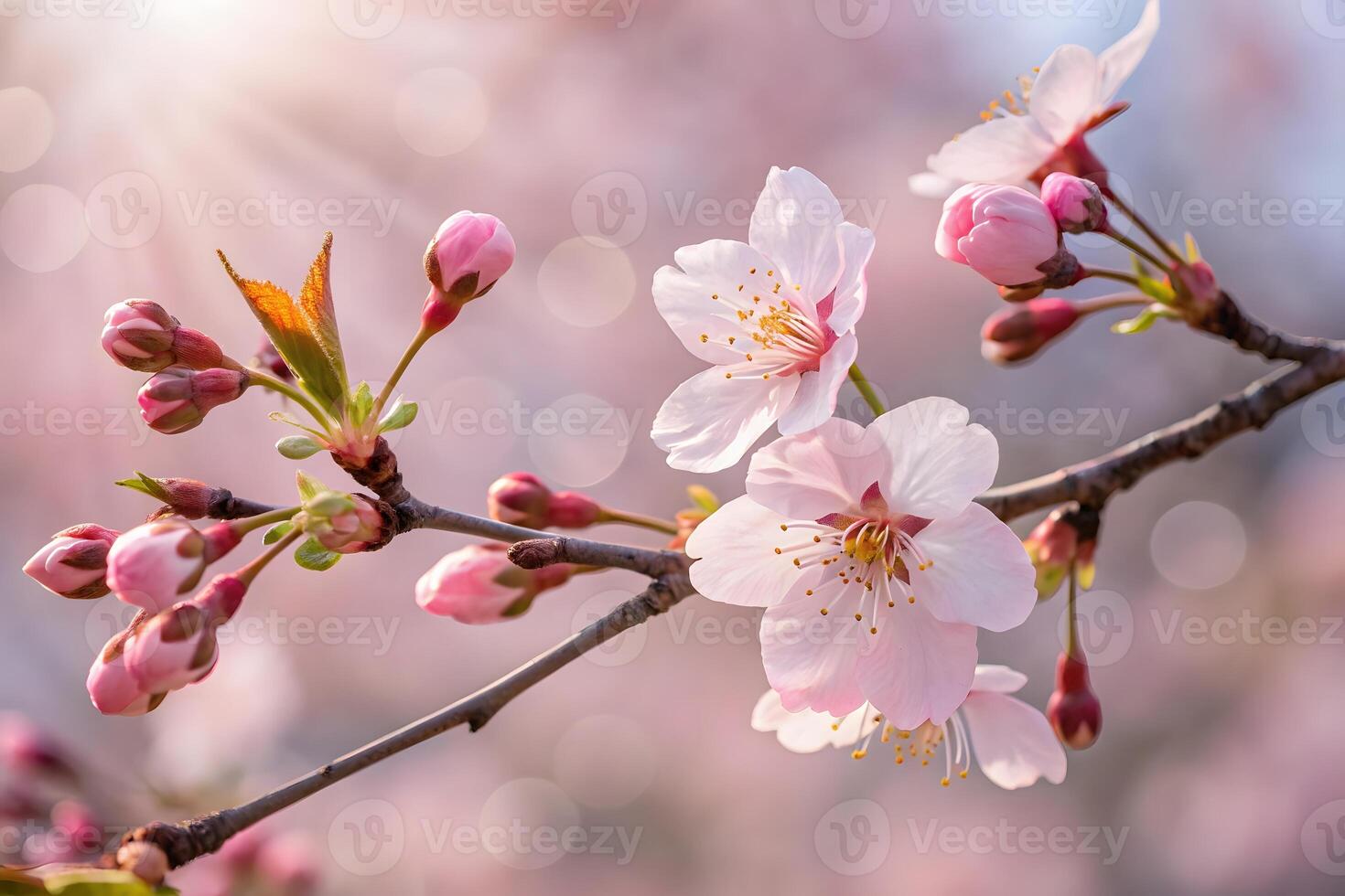 Cherry blossoms in spring photo