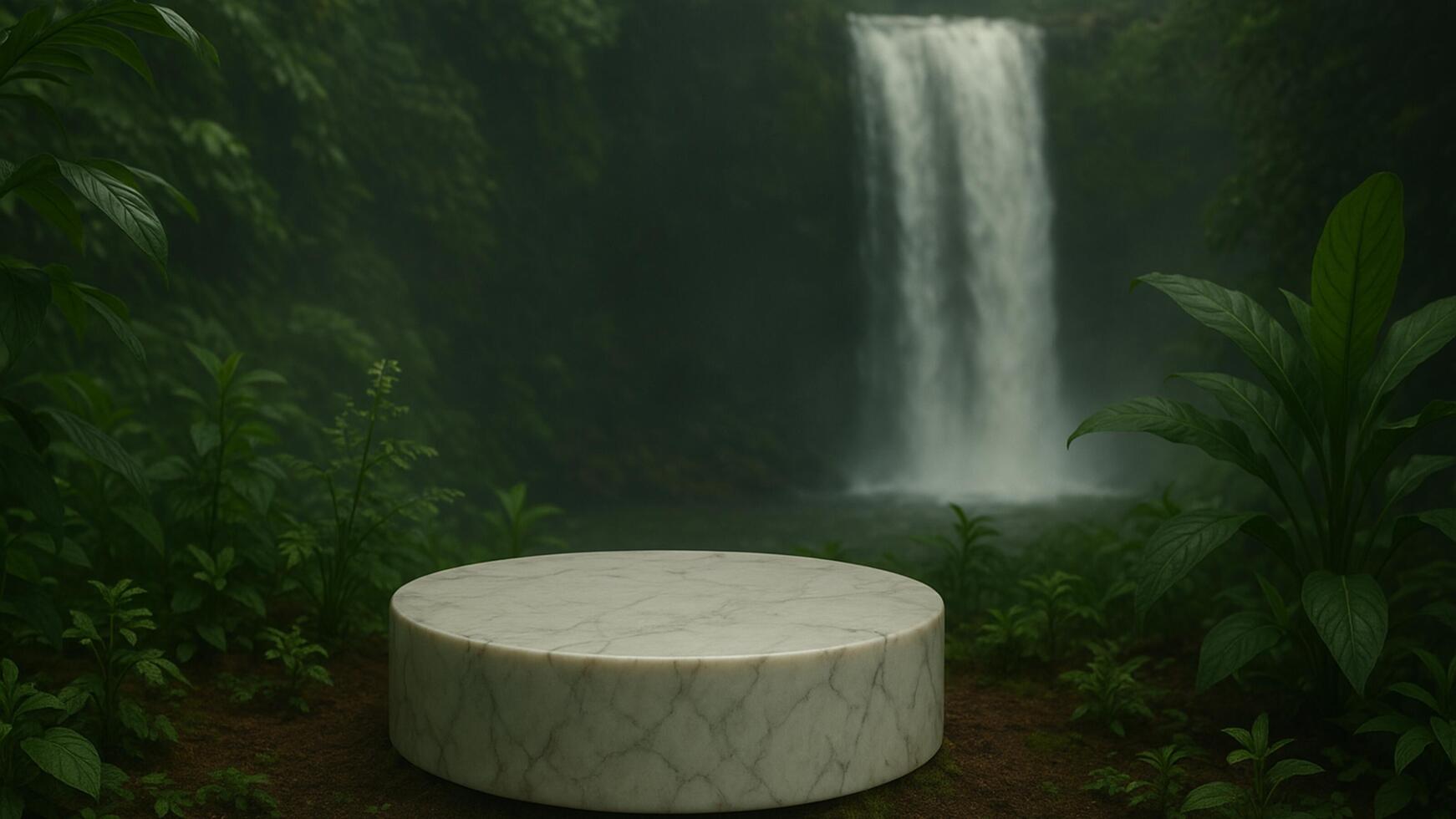 Product Display with Waterfall photo