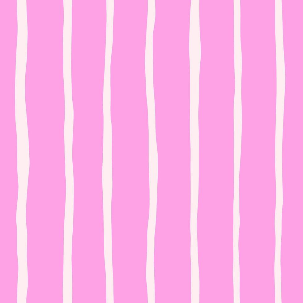 Coquette Pink Stripes Seamless Pattern. Hand-Drawn Soft Blush Stripes in a Delicate and Feminine Aesthetic. Perfect for Scrapbooking, Stationery, Gift Wrap, or Romantic Backgrounds vector