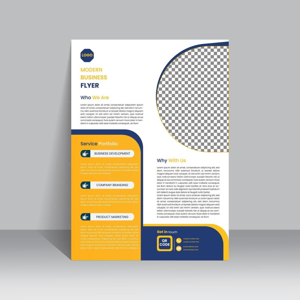 Elevate your business with professional flyer design vector