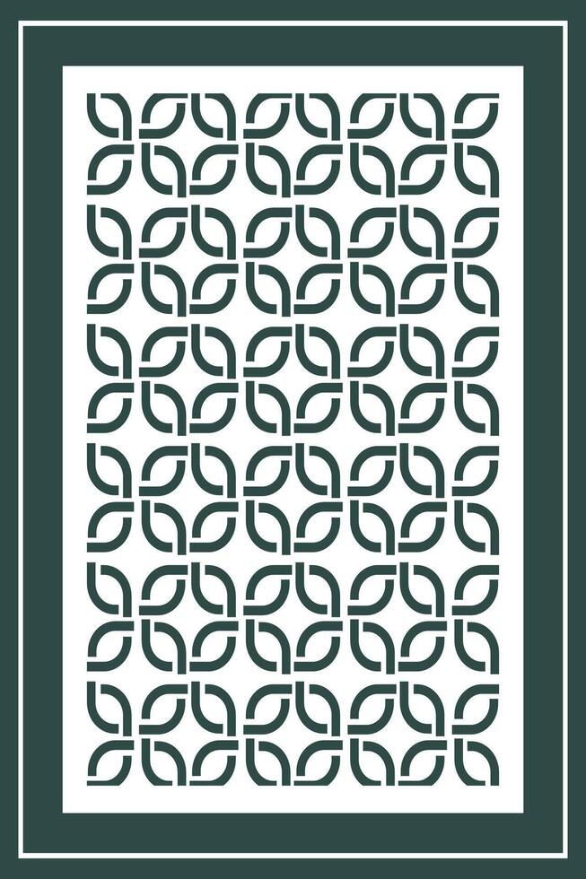 Jali Design for Graphic and Plywood, Partition, Cnc Router Design Foamsheet vector