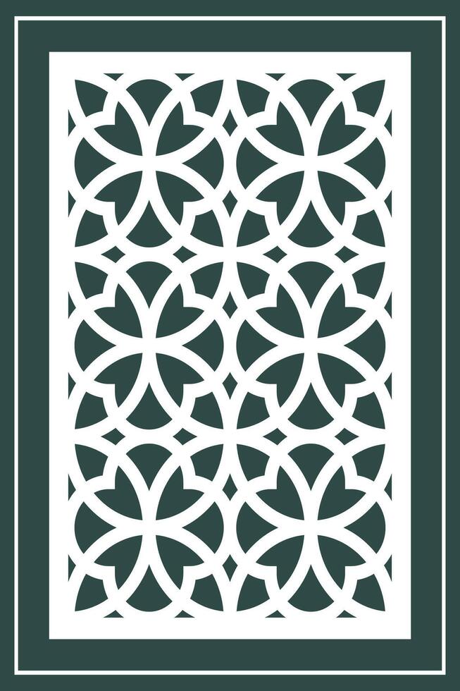 Jali Laser Cutting design, for graphic vector