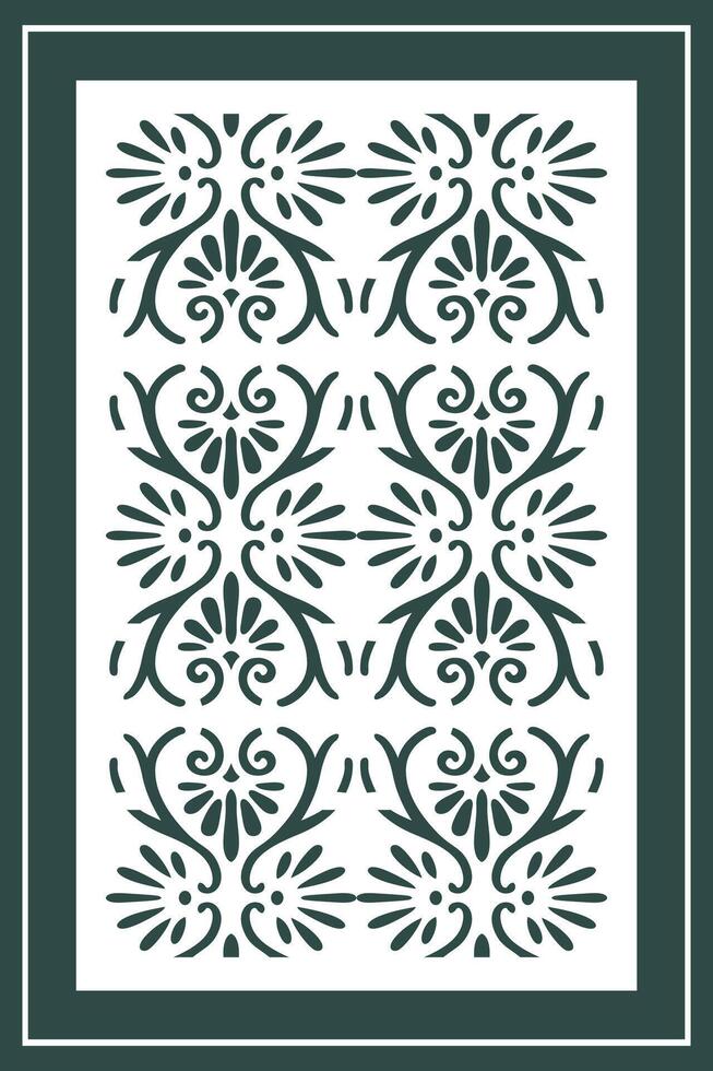 Jali Design for Graphic and Plywood, Partition, Cnc vector