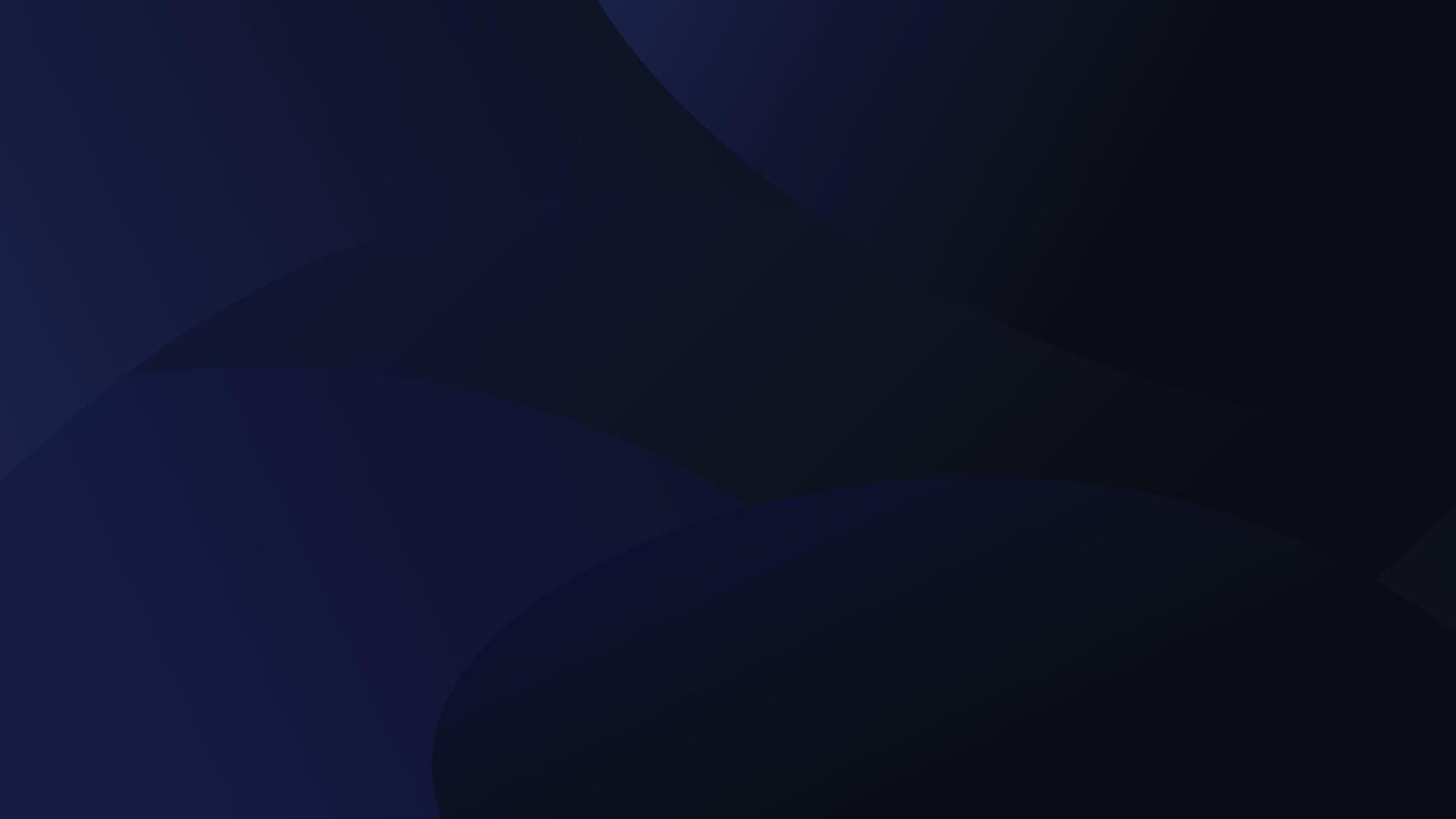 Abstract dark blue wave pattern background design with glowing gradient effect for modern digital presentations, technology themes artistic decor vector