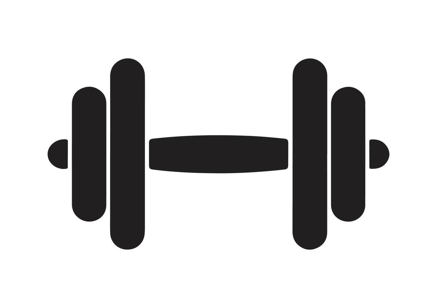 Dumbbell icon illustration vector