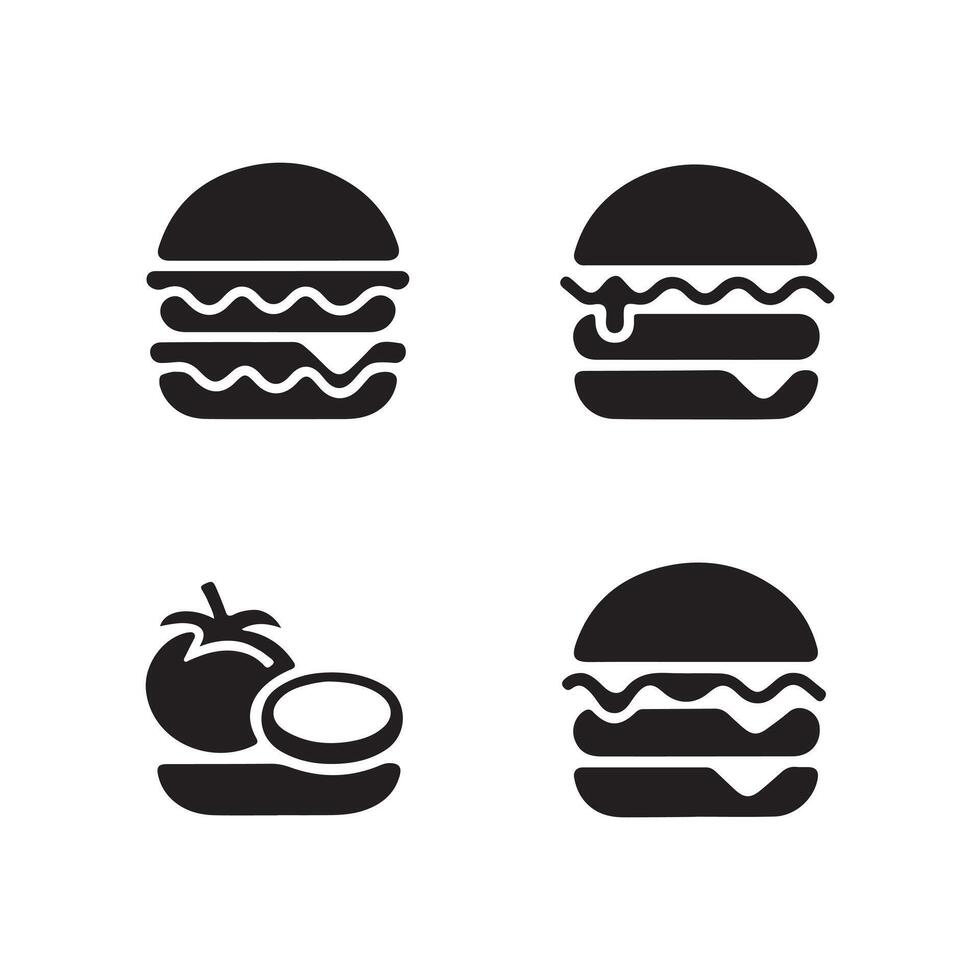 hamburger day celebration icon vector