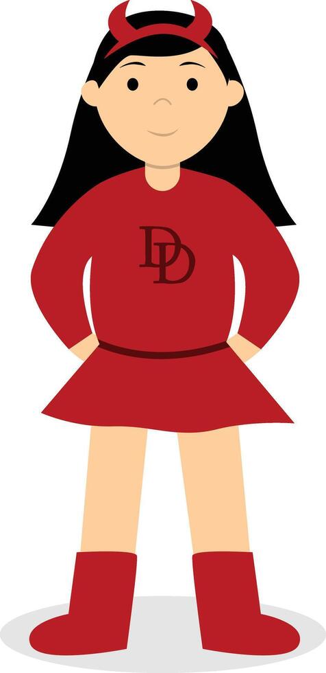 Kid Superhero Character vector