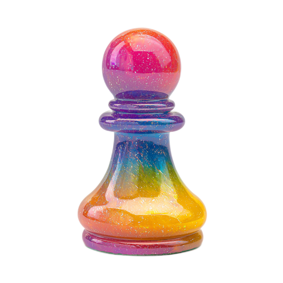 Colorful and Shiny Game Piece with Sparkling Effect png