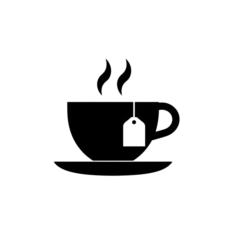 A minimalist and professional icon of a teacup png