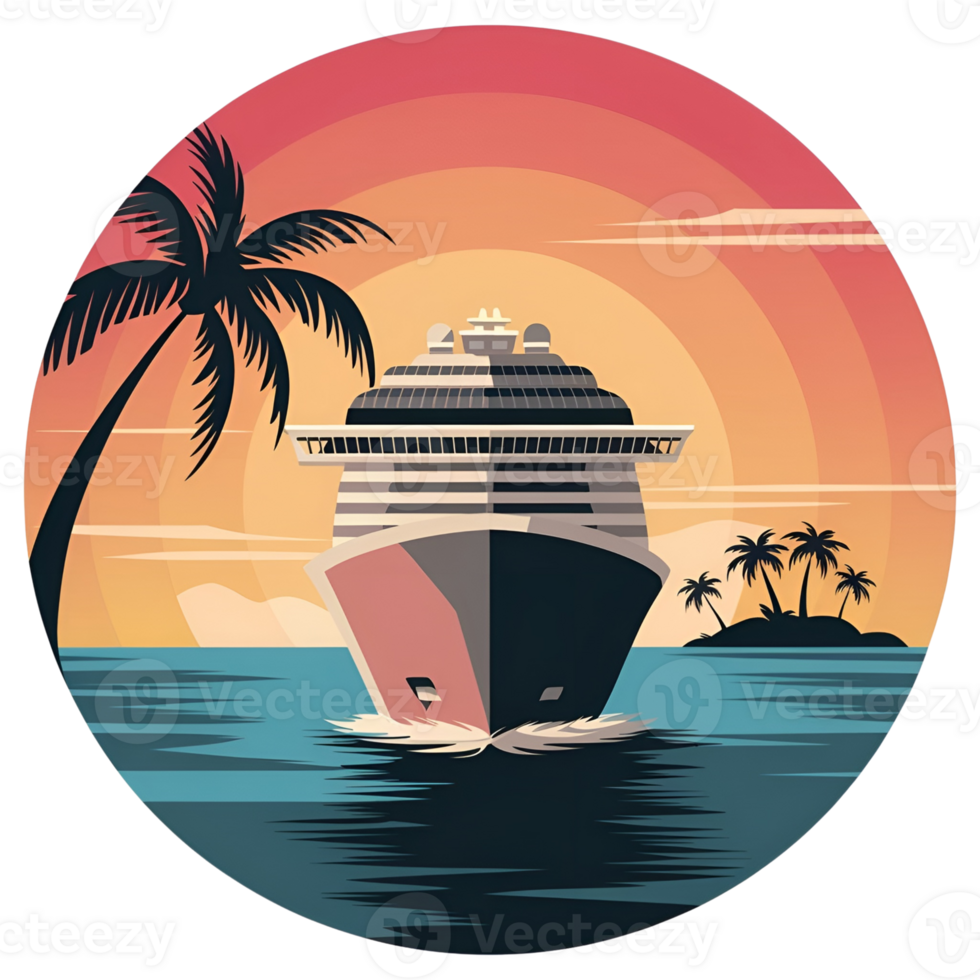 A large cruise ship png