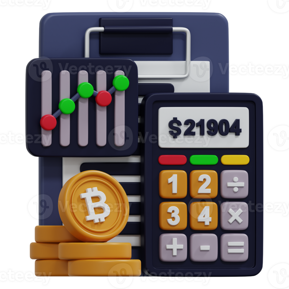 Analyzing Cryptocurrency Investment Chart and Calculation png