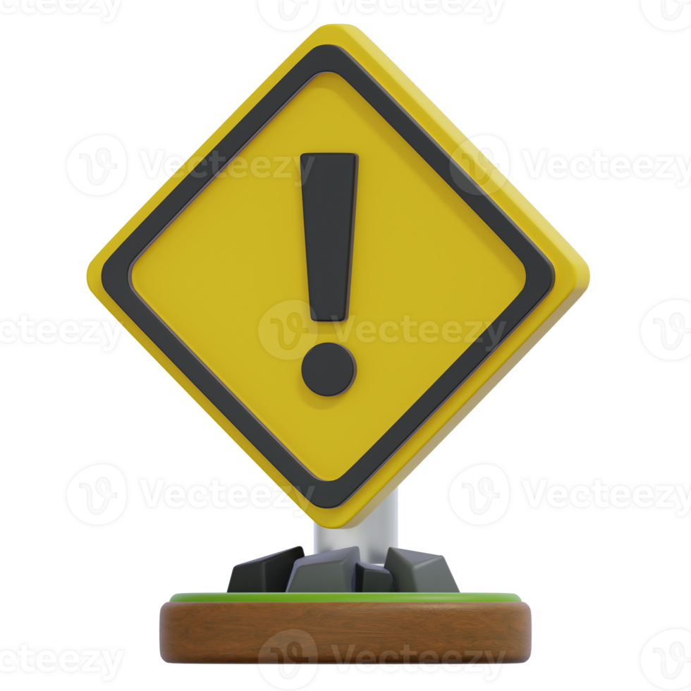 Exclamation Point Sign - Warning Attention Hazard Symbol Graphic png
