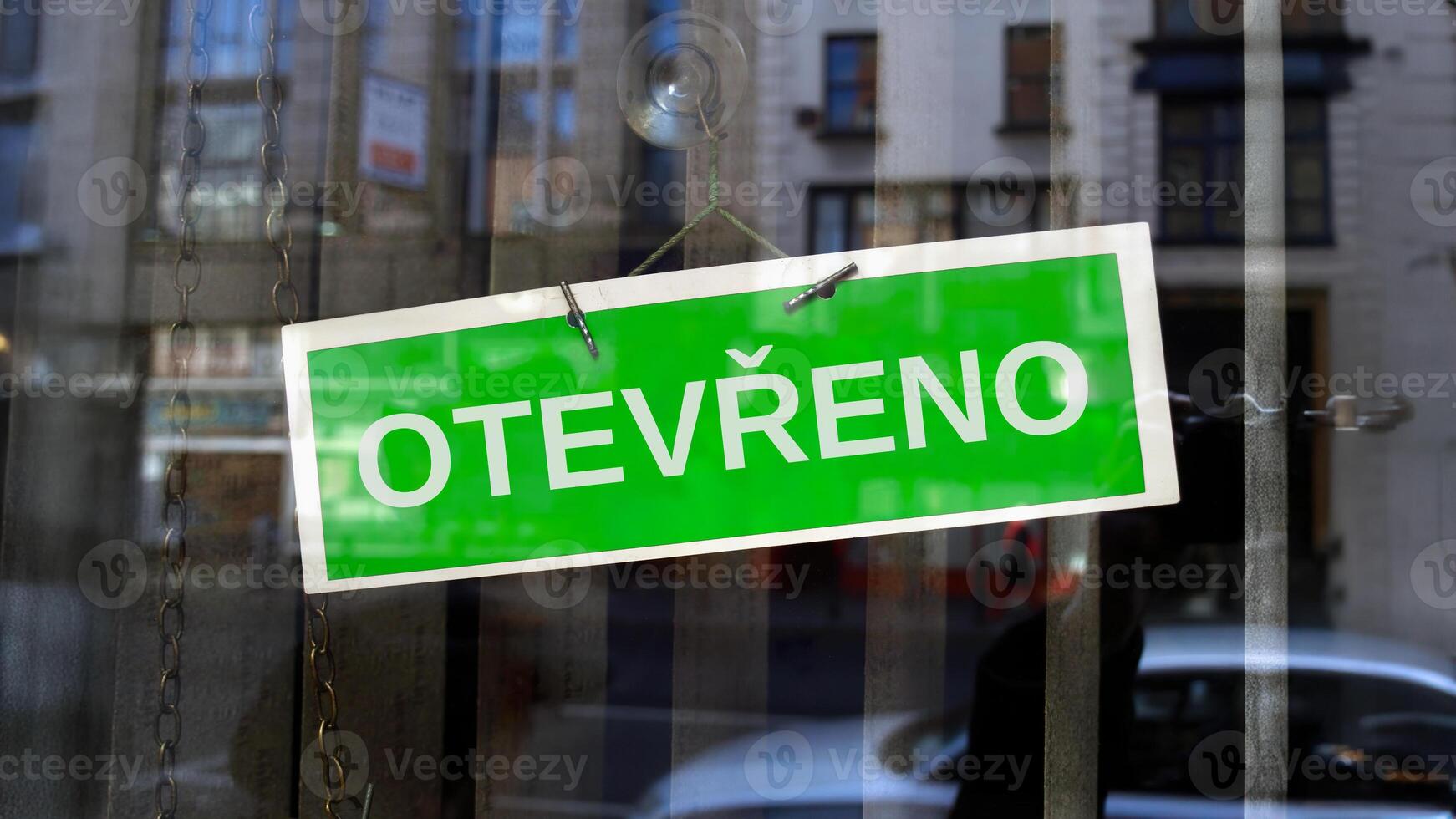 open sign in Czech photo