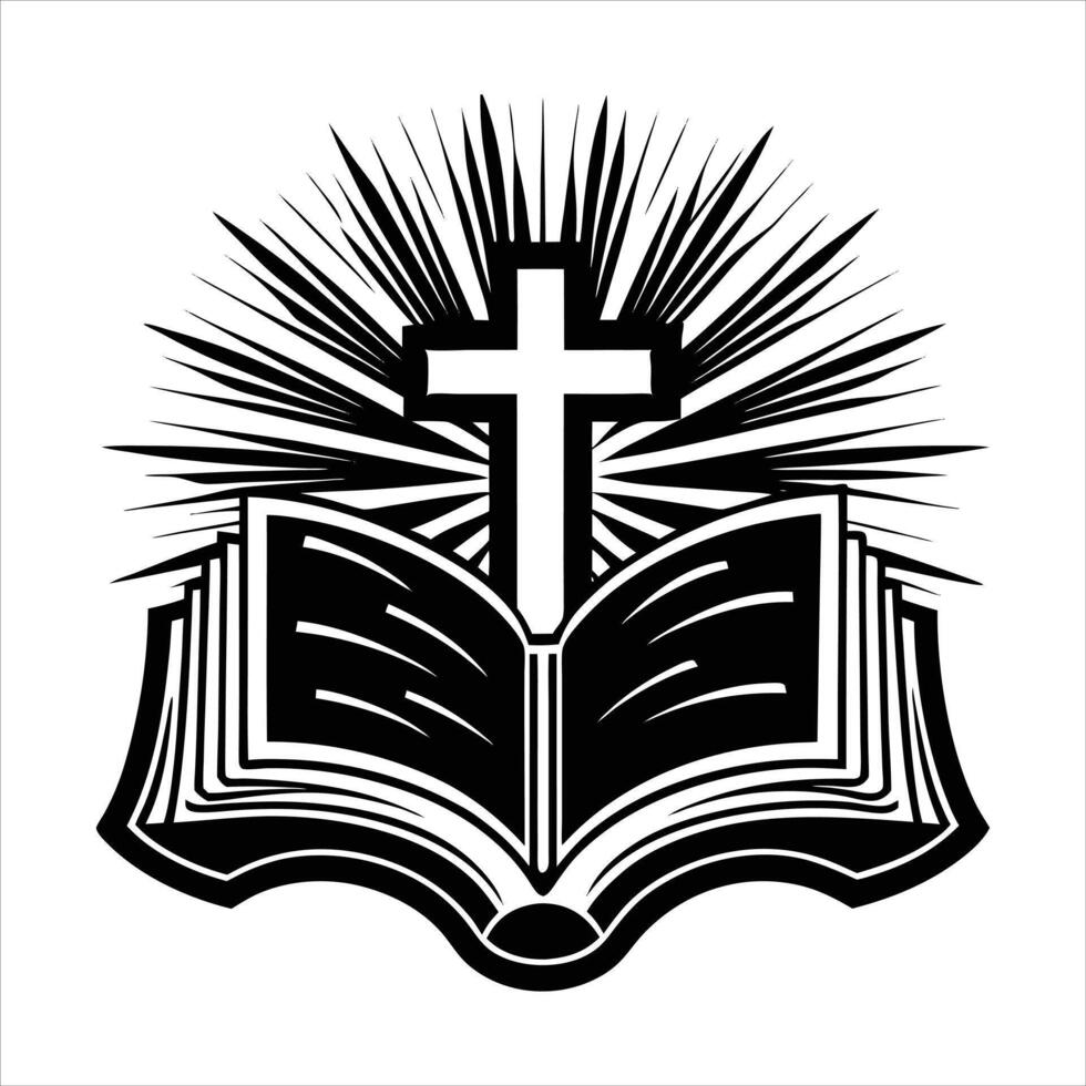 Bible Cross Light vector