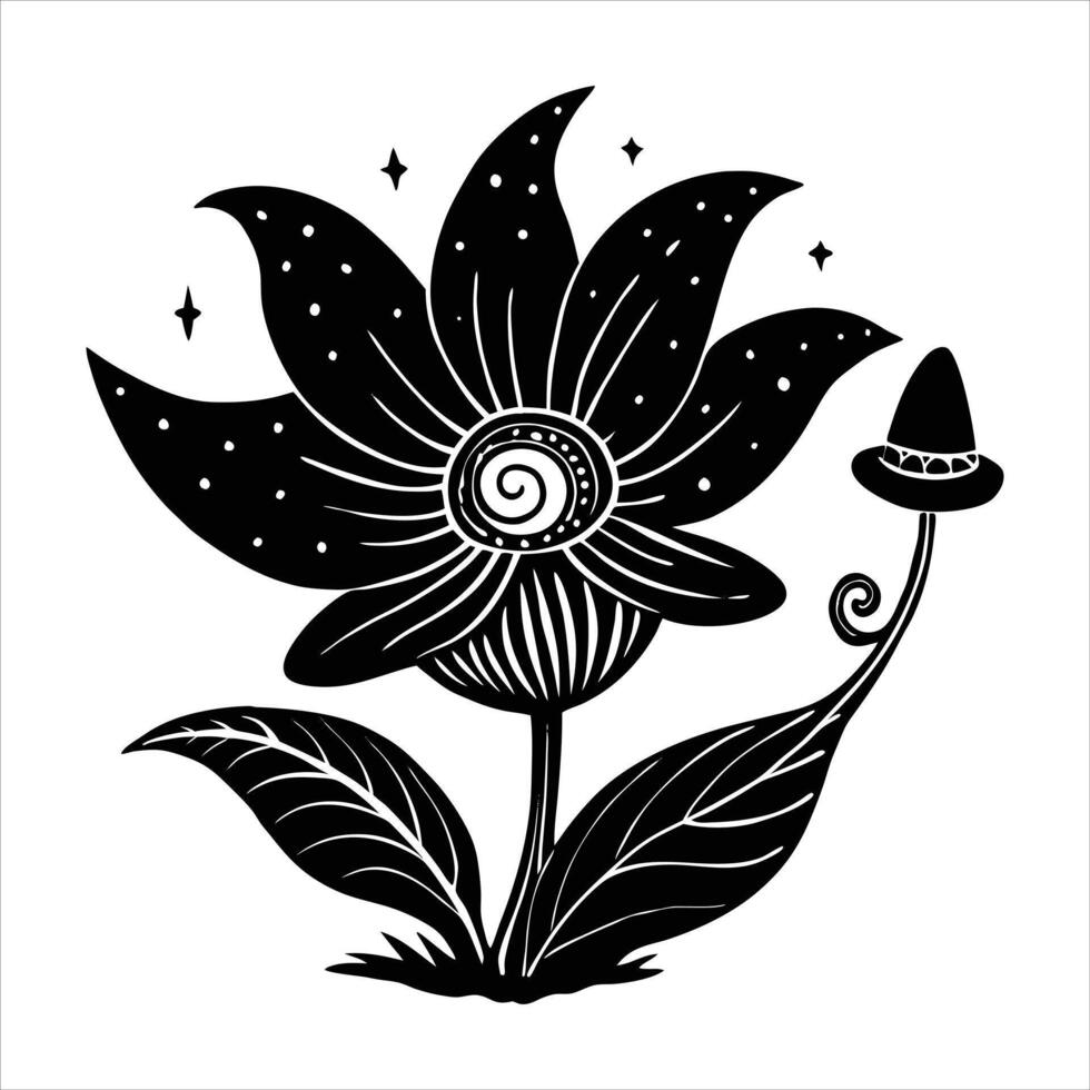 Fairy Tale Flower Magic vector