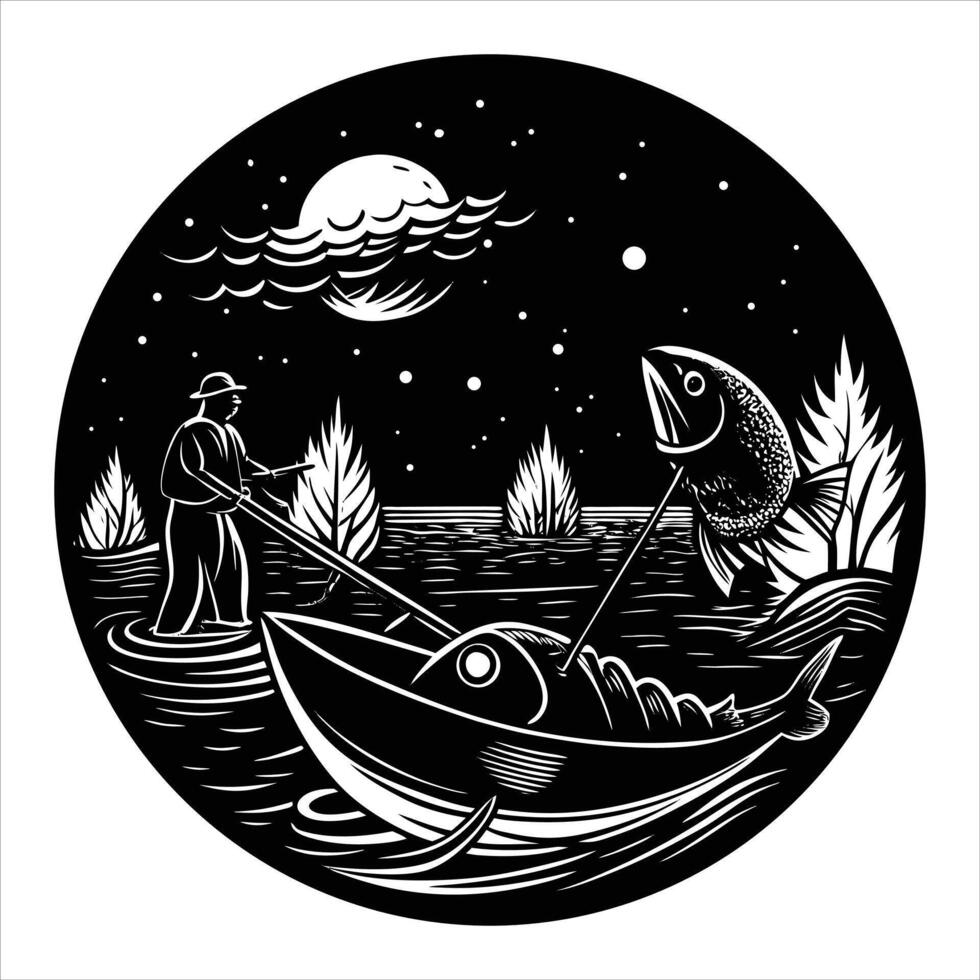 Fly Fisherman Vectors