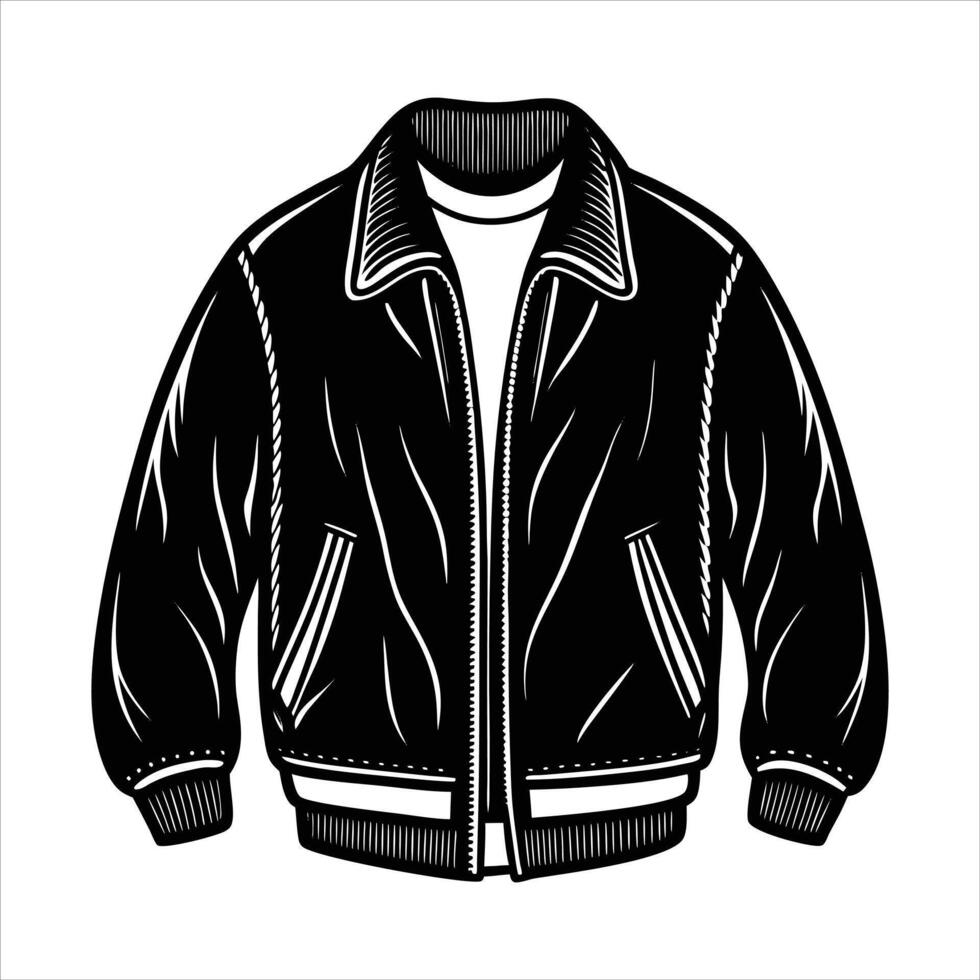 Bomber Jacket Template vector
