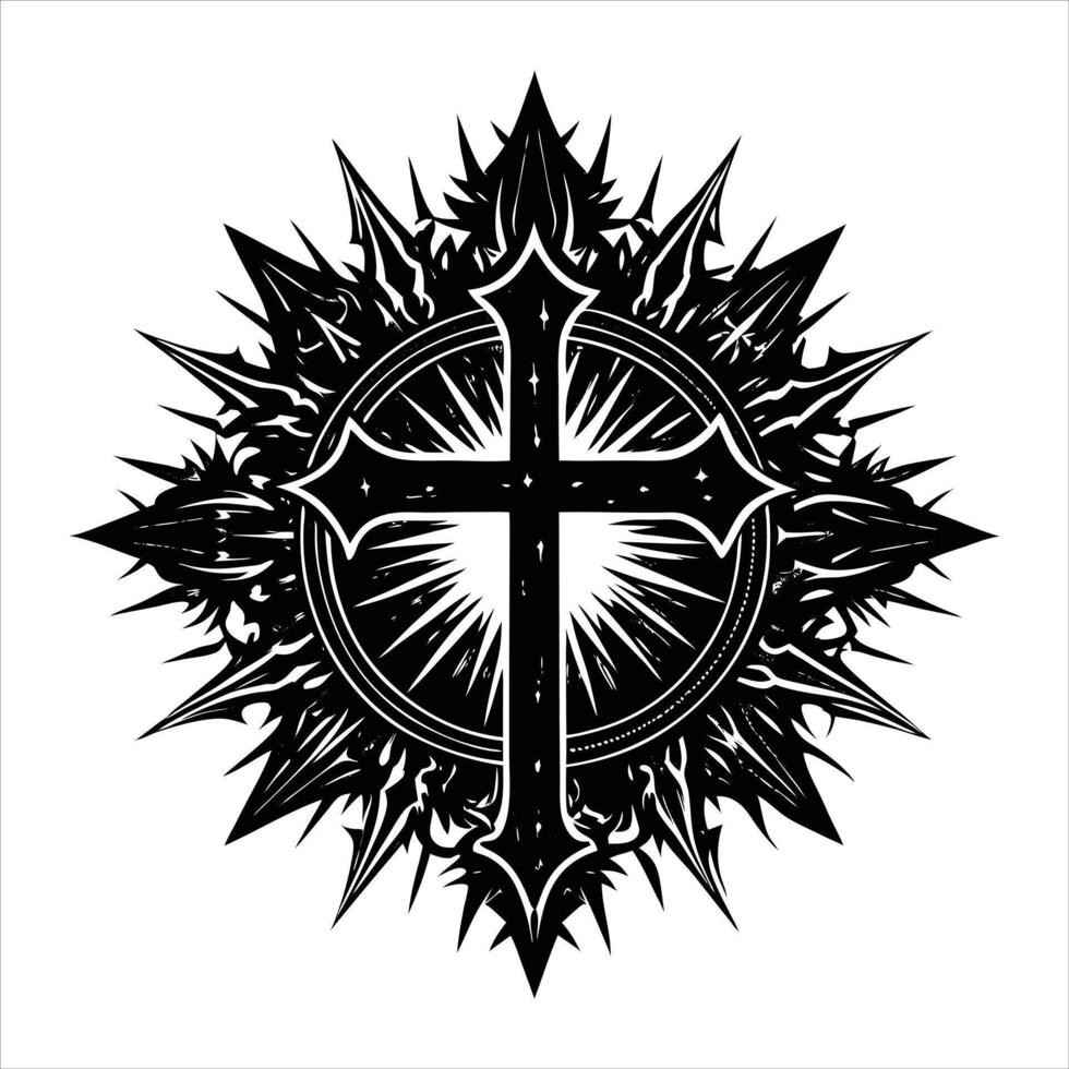 Holy Cross Exaltation vector