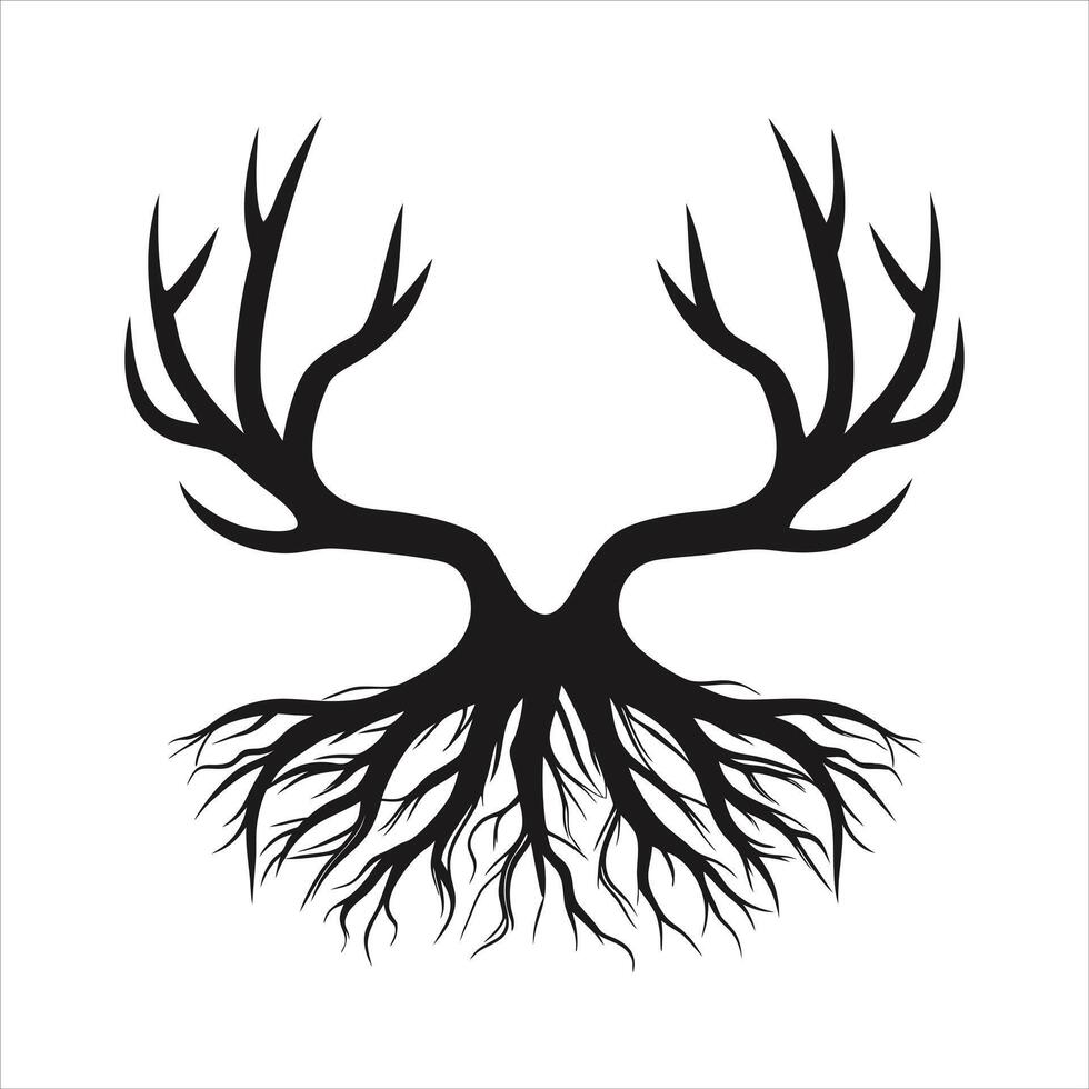 Root System Underground vector