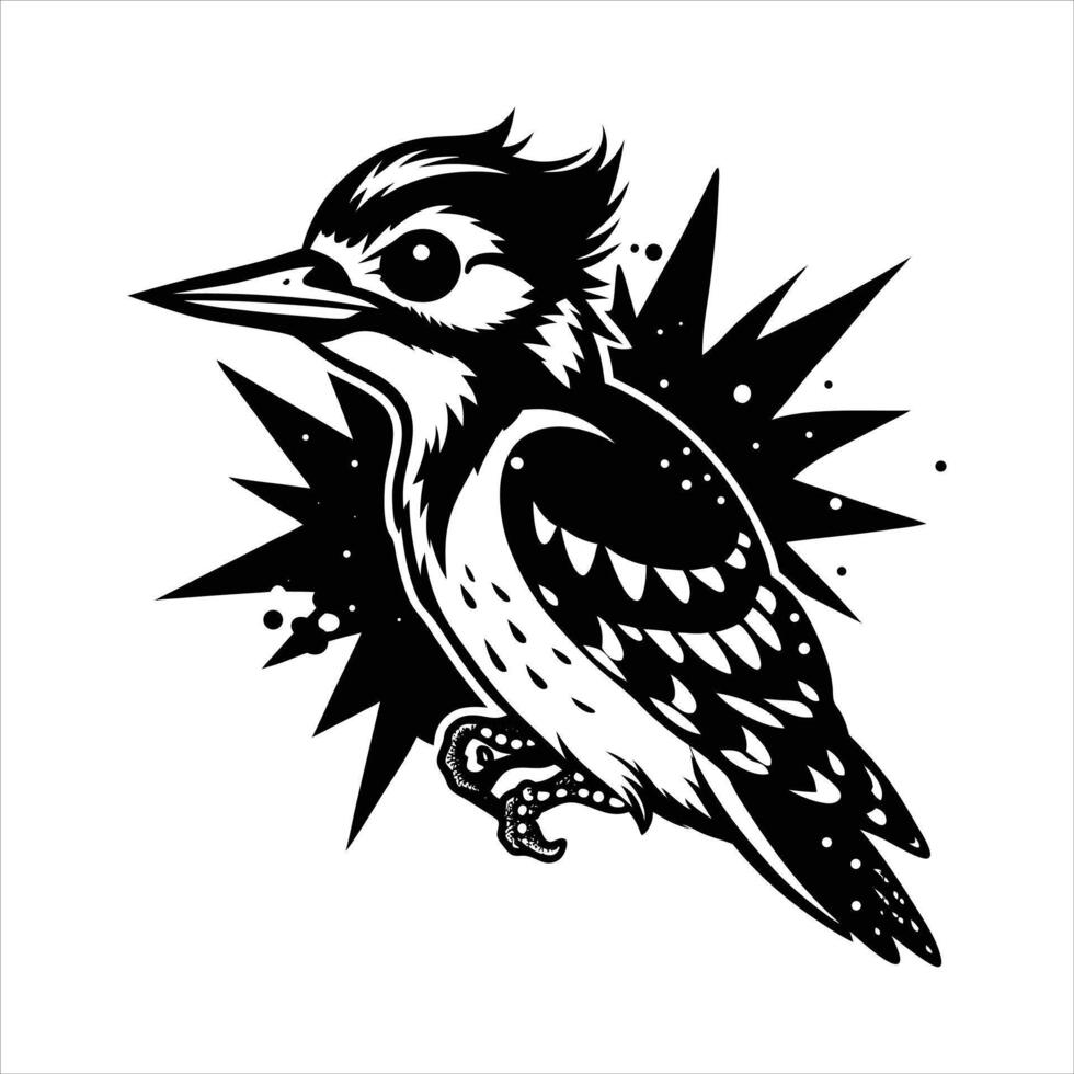 Spray Paint Bird vector