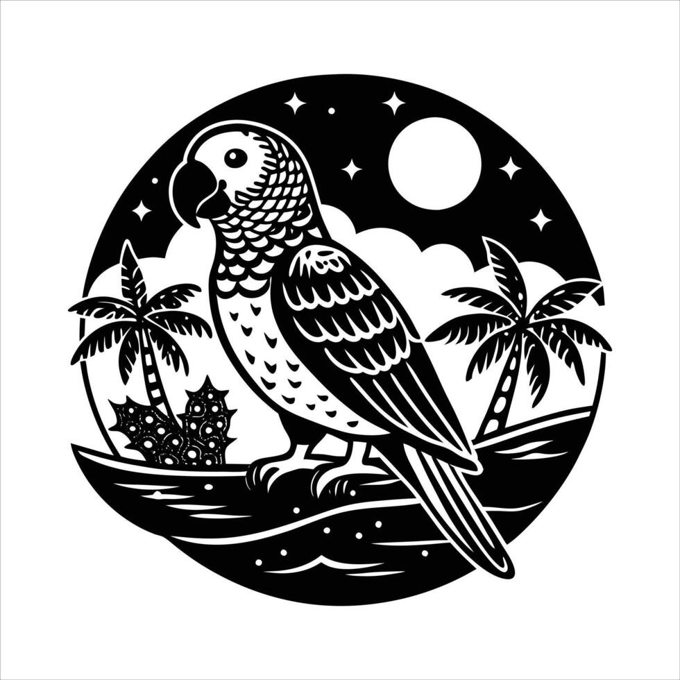 Parakeet Dream Illustrations vector