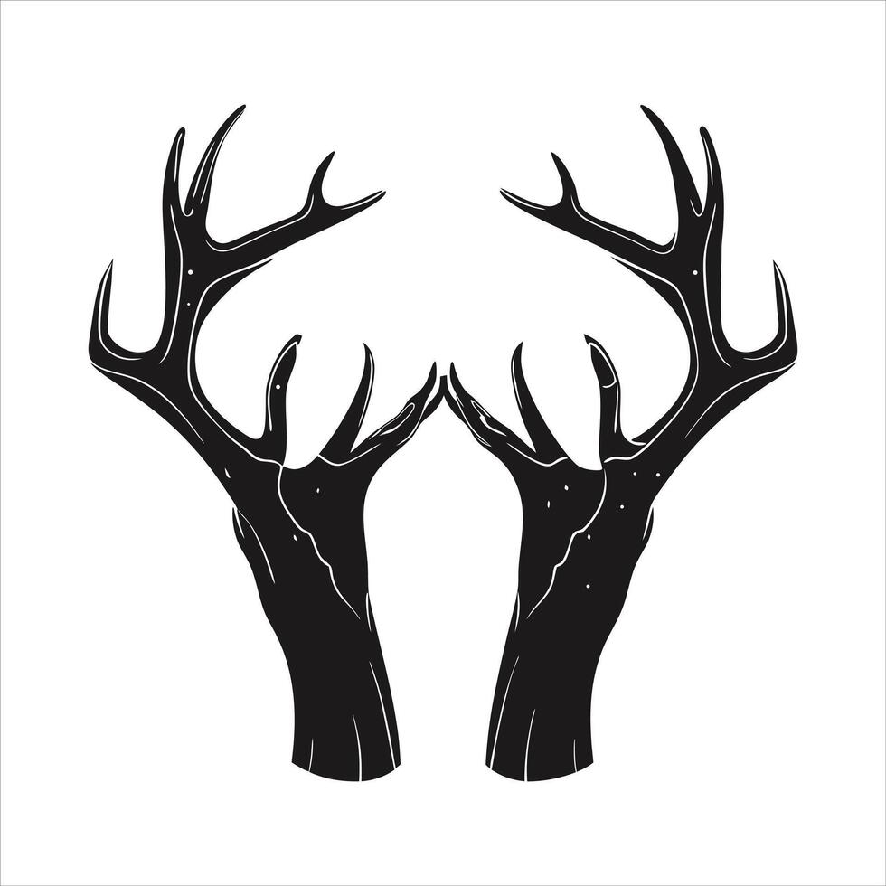 Symmetrical Antlers Vectors
