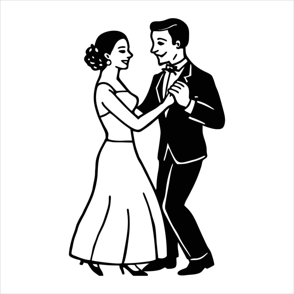 Wedding First Dance vector