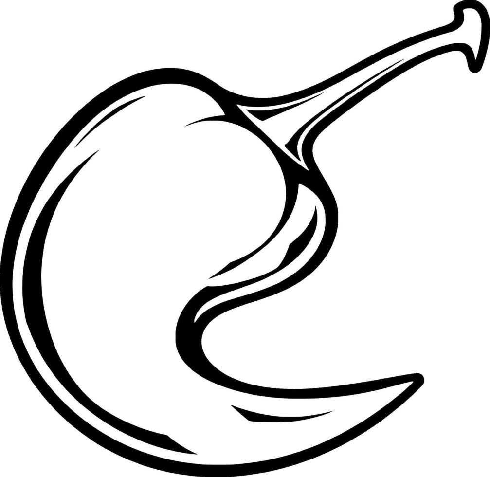 A Single Fried Egg in a Small Black Pan Overhead View vector