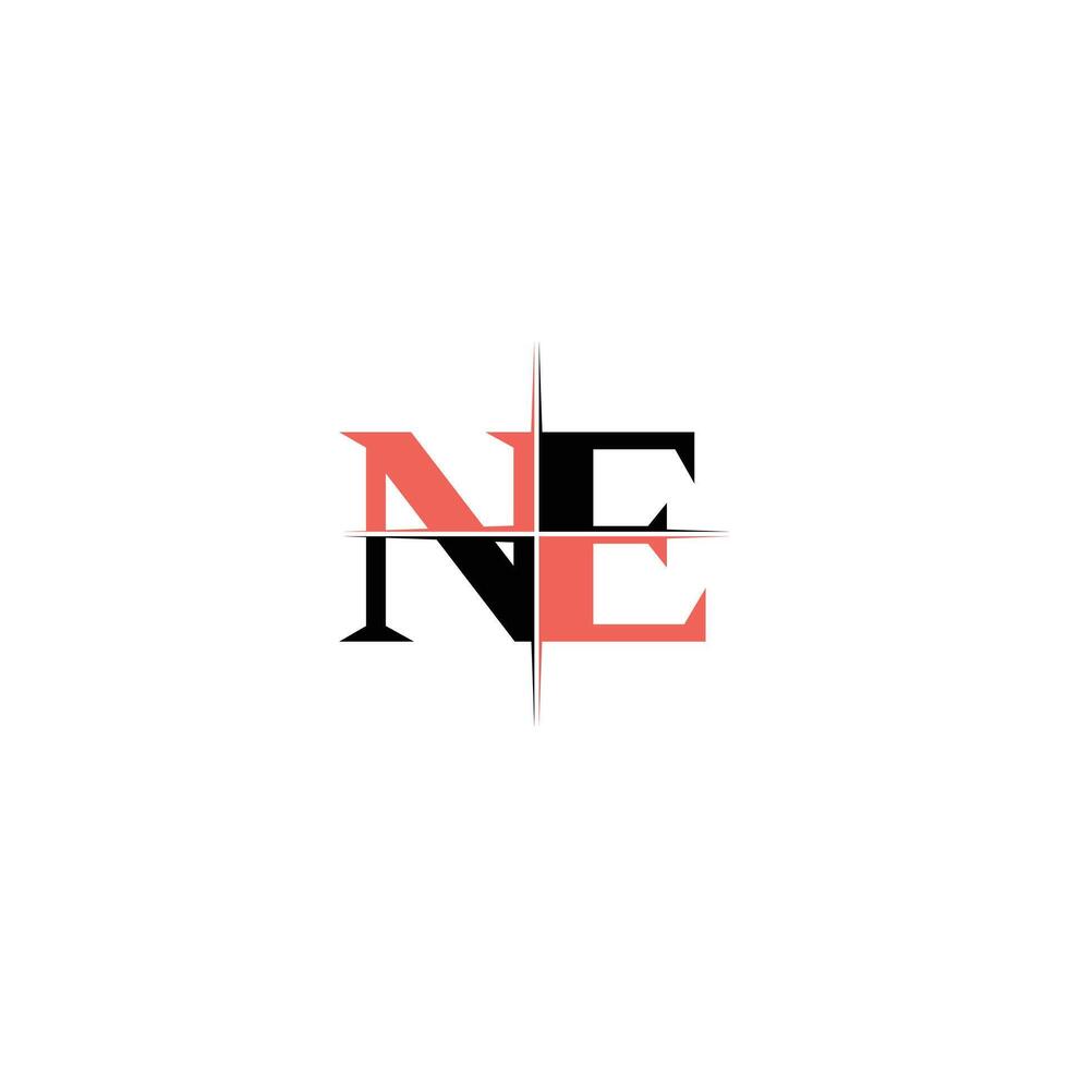 Eye-Catching EN NE Logo for Brand Recognition vector