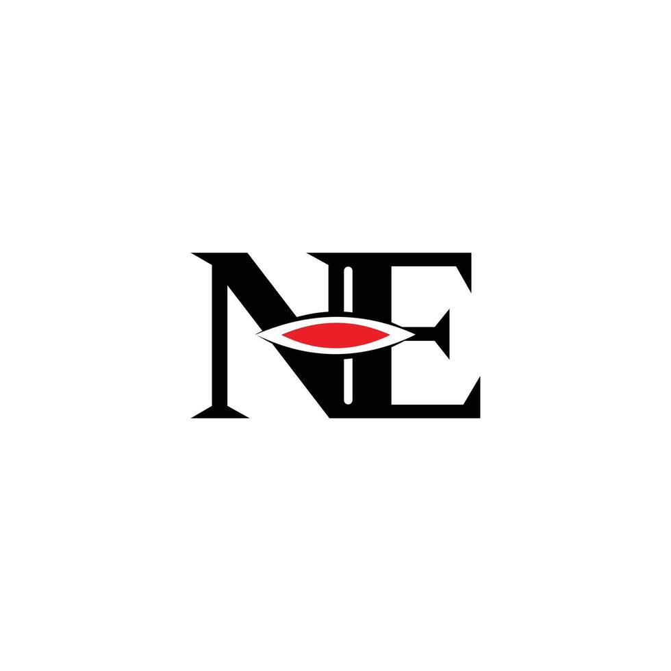 Customized EN or NE Initial Logo for Brand Uniqueness vector