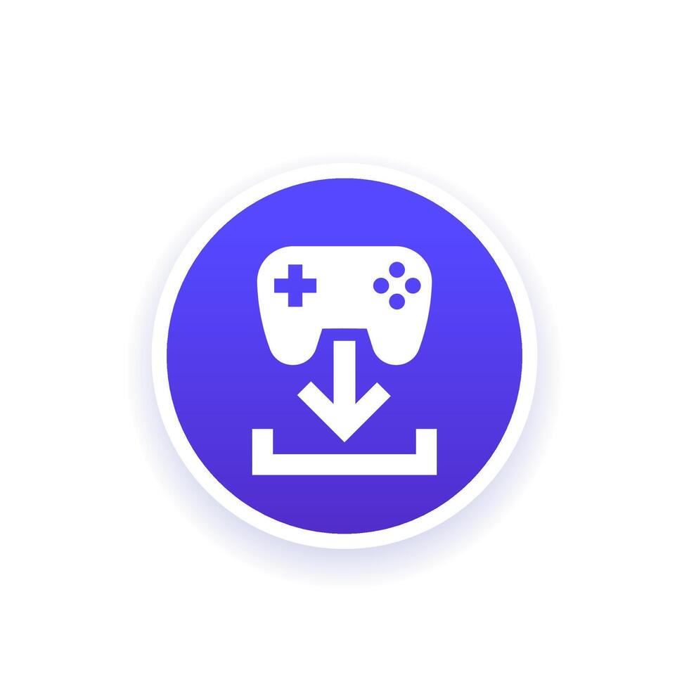 Download game icon for web, vector