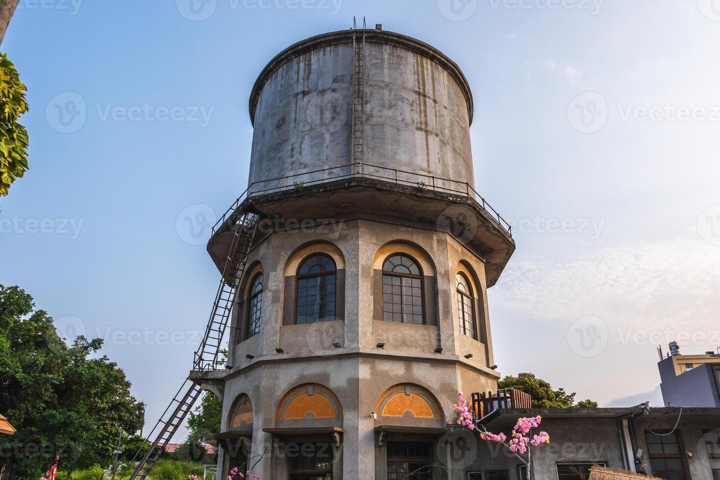 Old water tower at water head cultural park in Beigang, Yunlin, Taiwan photo