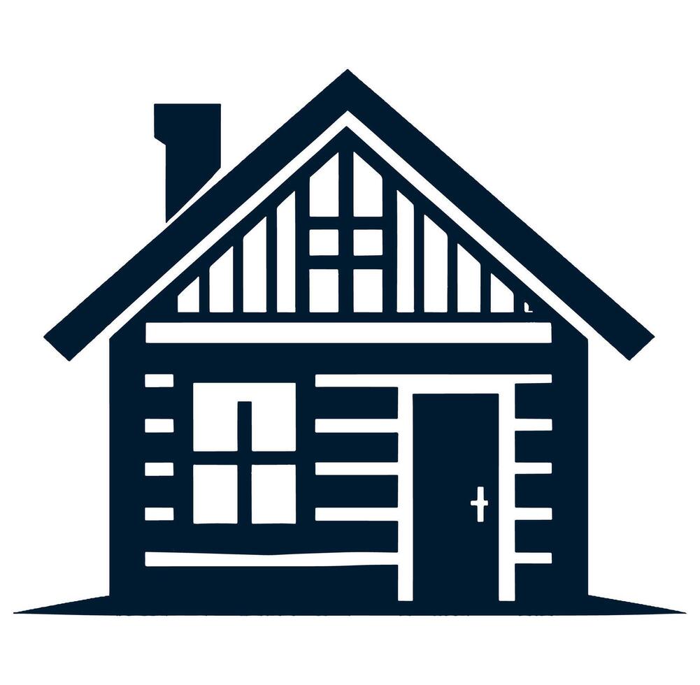 A house icon on a white background vector
