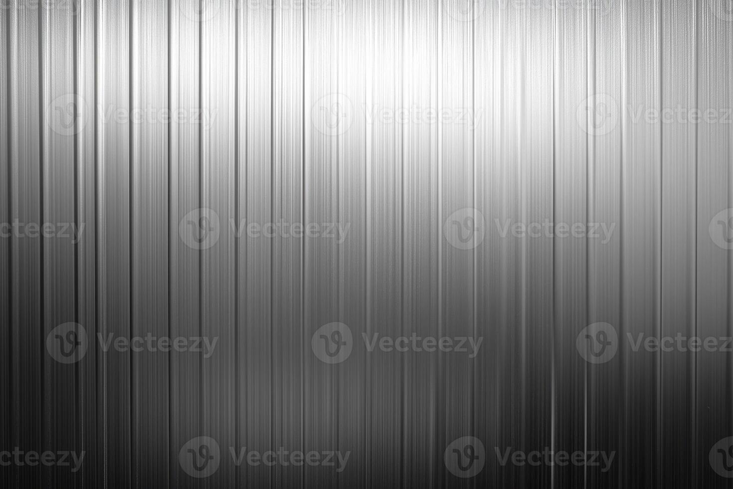 Dark Corrugated Metal Texture Gradient - Abstract Vertical Ribbed Panels Fading to Black Background Design photo