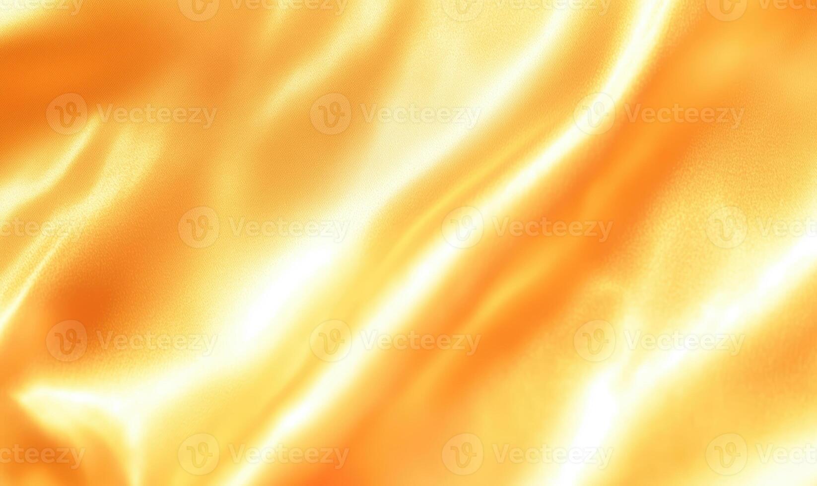 Shiny Gold Abstract Background with Flowing Liquid Waves - Luxurious Golden Yellow Silk Texture Wallpaper with Dynamic Light Effect photo