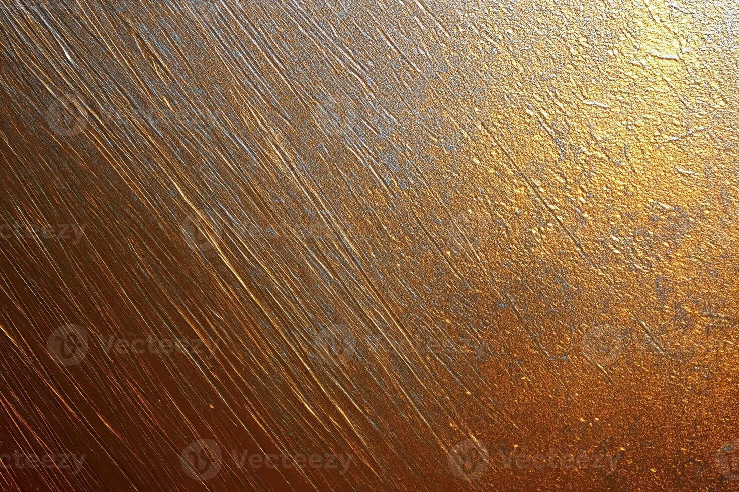 Dark Brushed Bronze Metallic Texture Background - Abstract Industrial Copper Surface Wallpaper with Diagonal Lines and Rough Pattern photo