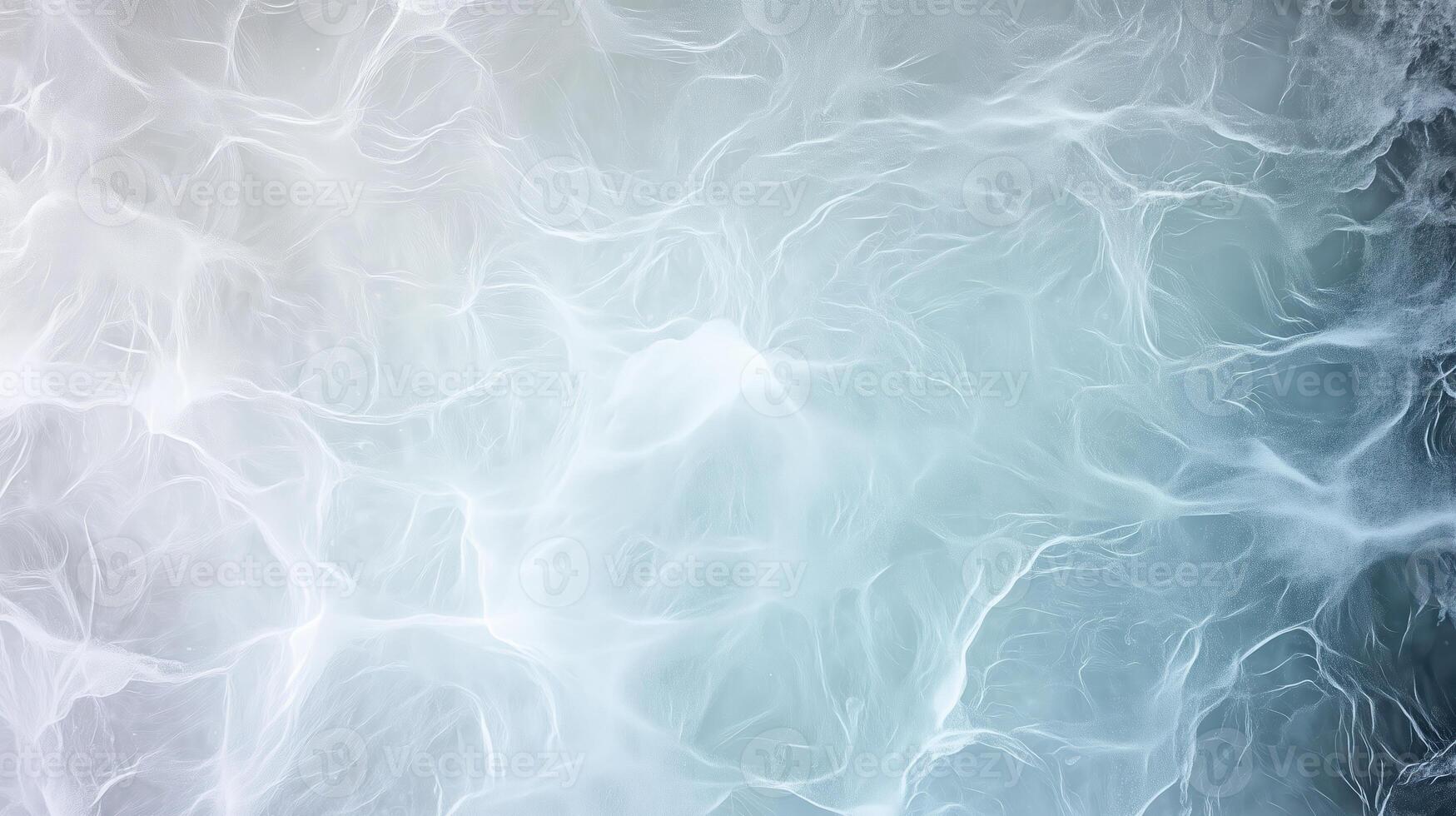 Abstract Light Blue Energy Field Background - Electric Plasma Lightning or Water Texture with White Streaks photo