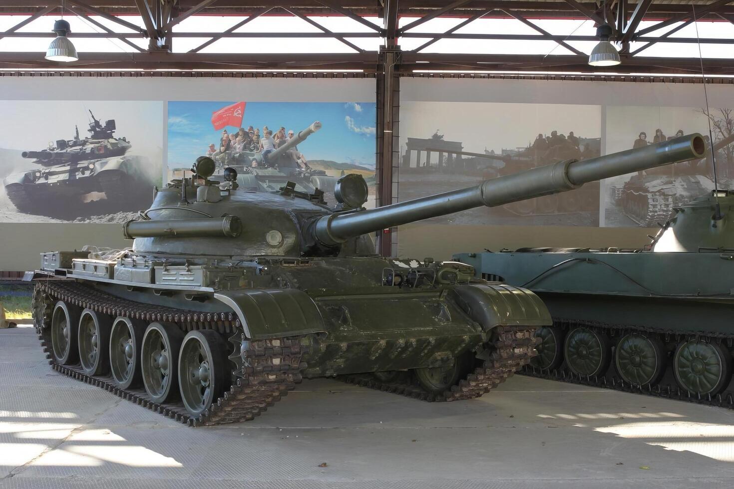 Historical Tank Exhibition at Museum photo
