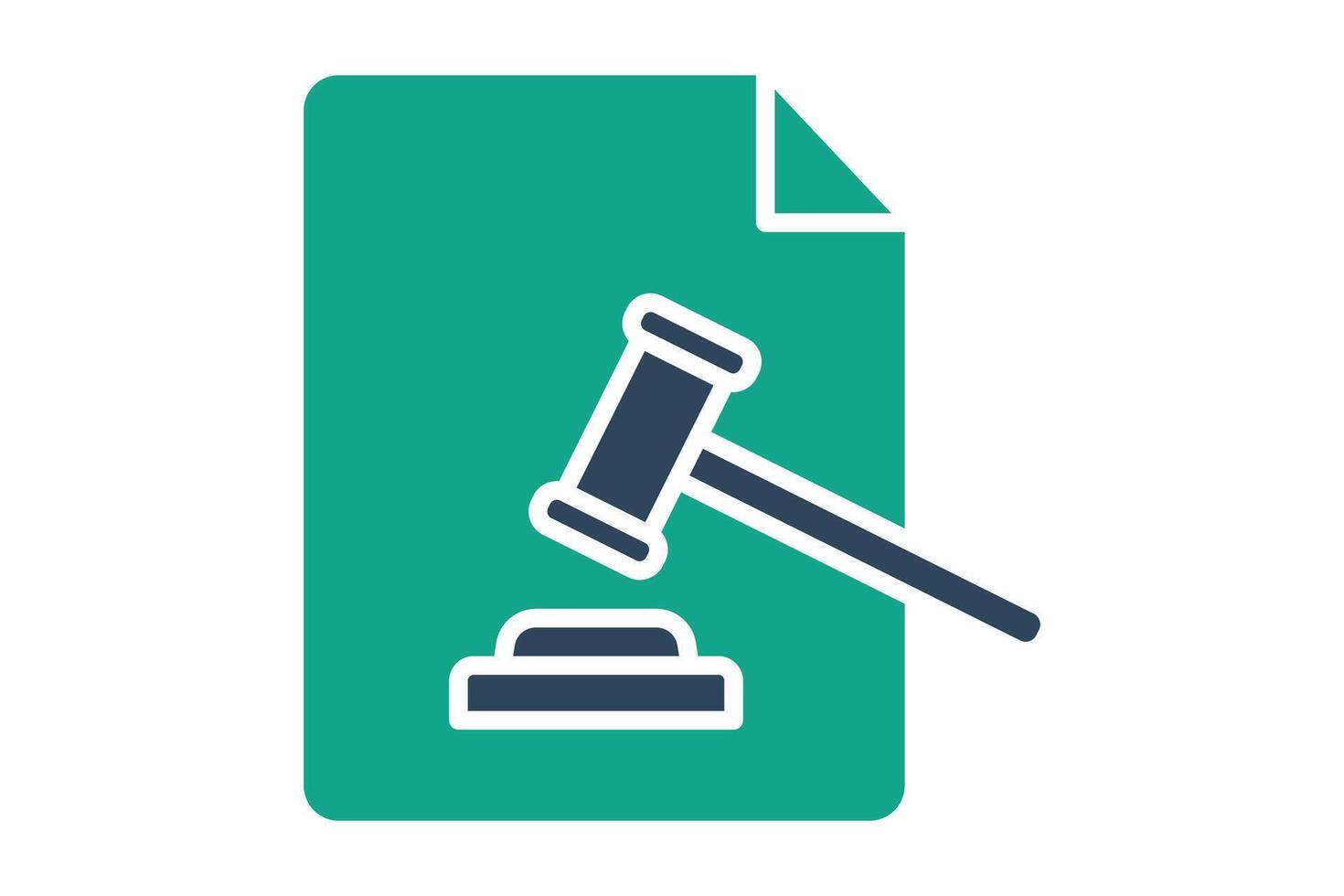 Lawsuit icon. solid icon style. icon related to law and justice. law elements illustration vector