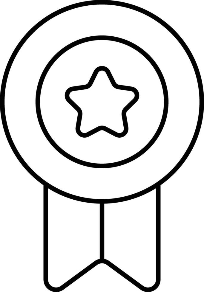 Badge User Interface Line Icons Pack and Illustrations vector