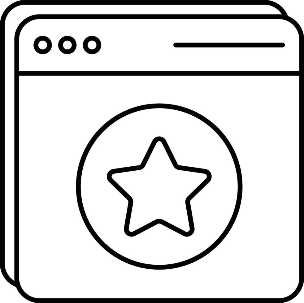 Web Ratings User Interface Line Icons Pack and Illustrations vector