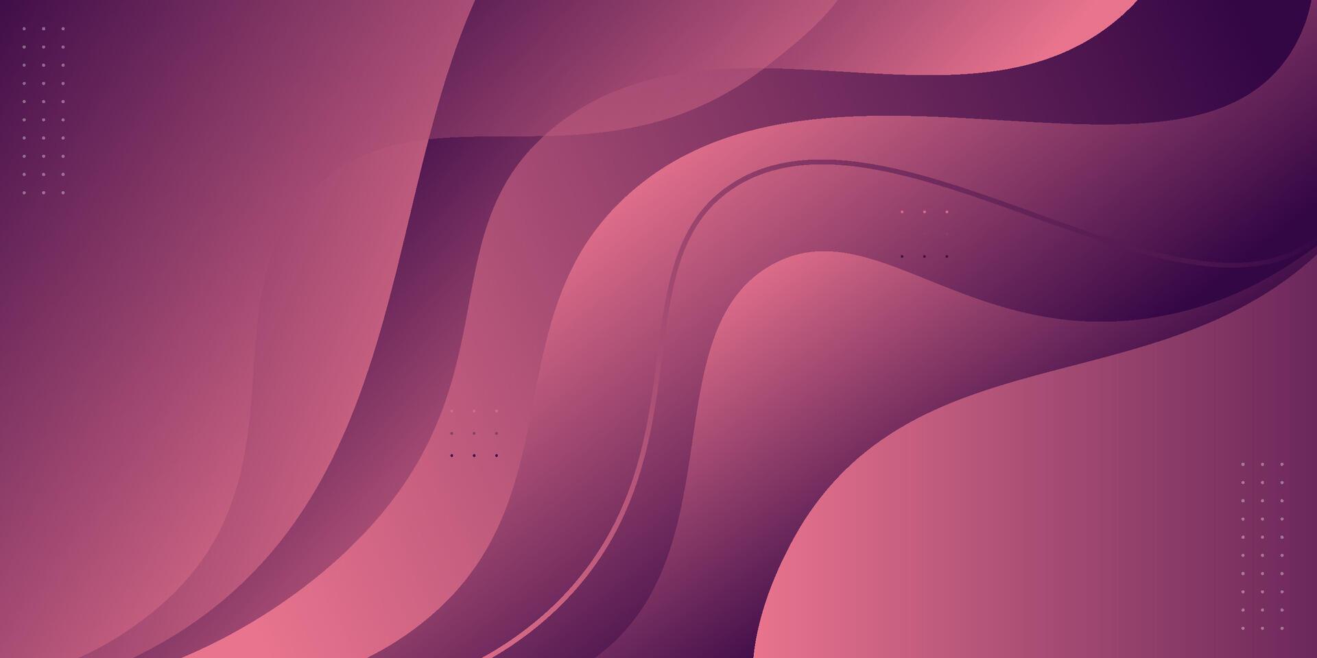 Abstract and realistic 3D wavy purple background. Modern wave shape pattern design. Eps10 vector