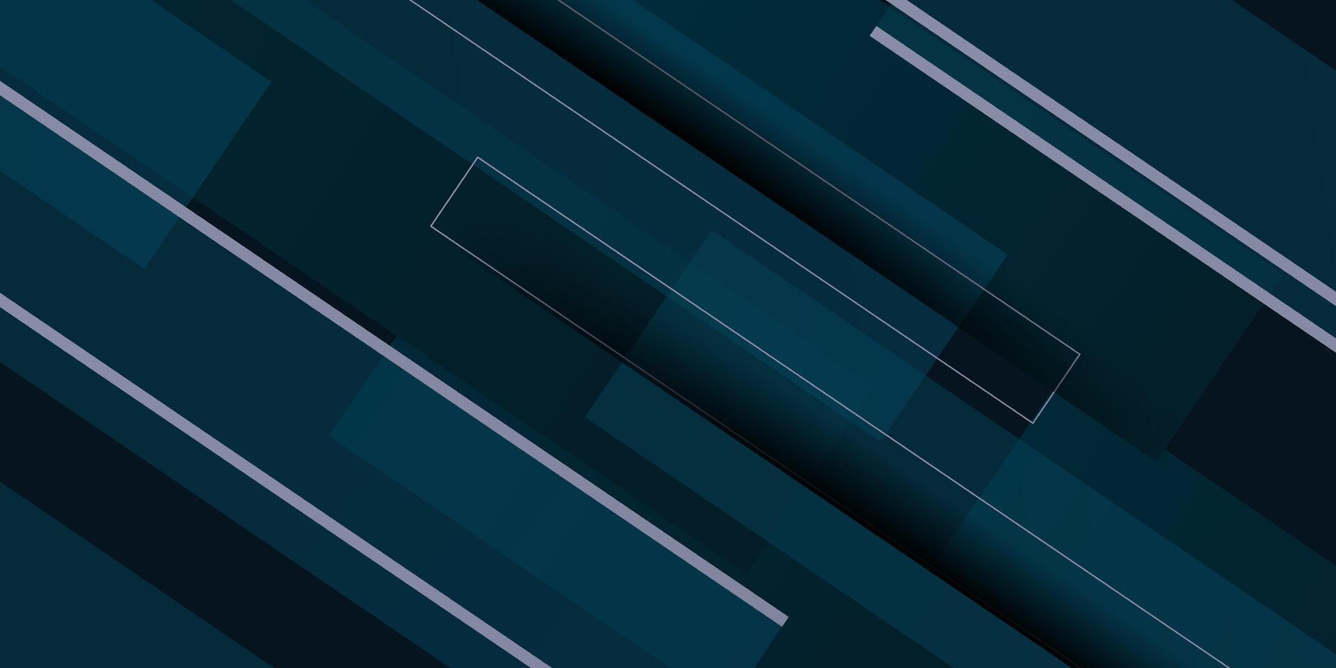 Abstract background with overlapping pattern in dark blue. paper cut template with straight lines and shadows. Dark blue background with trendy pattern design. Eps10 vector