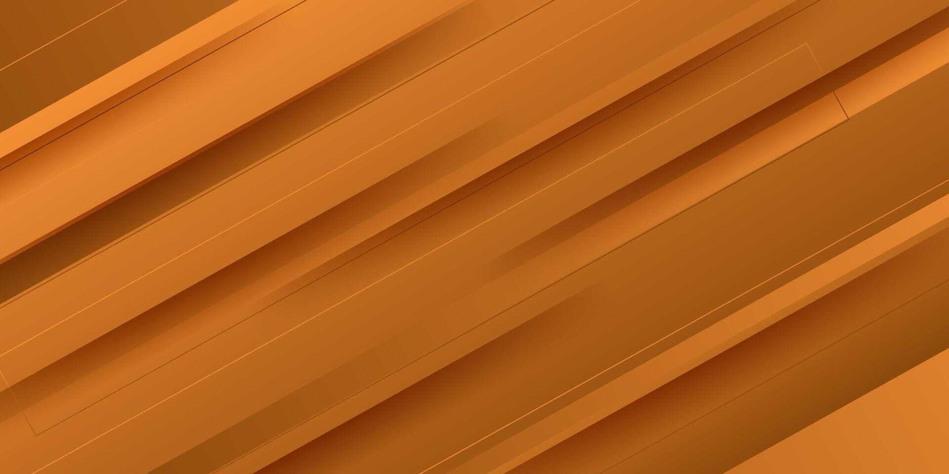 Abstract orange 3D background. Overlapping pattern of rectangular shapes with shadow. Eps10 vector