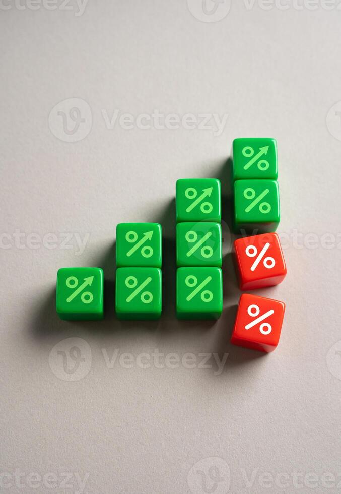 A rapid decline in stock and index prices. Stock market collapse. Sudden drops in stock values and interest rates, financial instability. Investor panic, economic downturn. photo