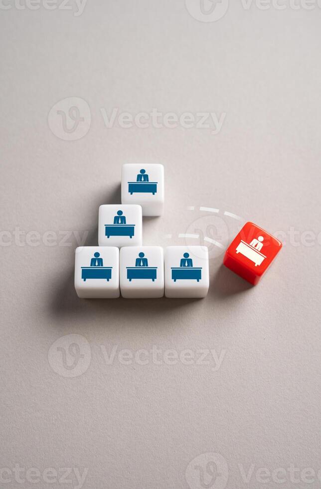 Dismissal of an official and bureaucratic hierarchy. Shifts in bureaucracy or power structures. Job loss, internal conflict, and restructuring in government or corporate systems. photo