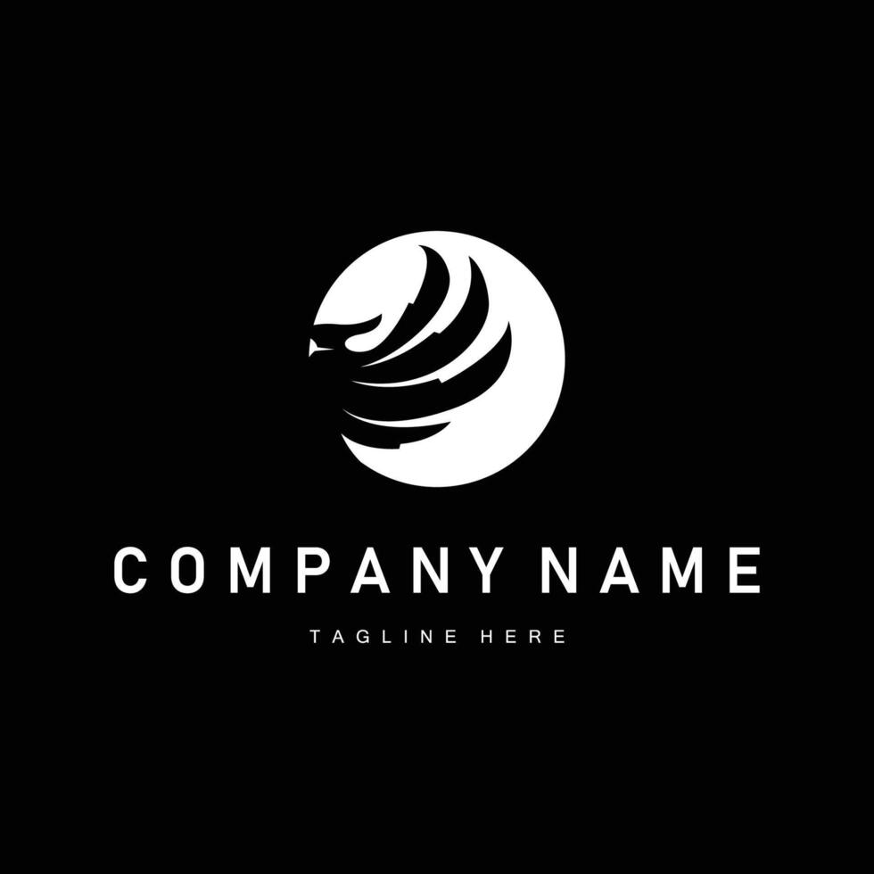 wing logo black minimalist animal wings with simple black concept for business symbol or product brand template vector