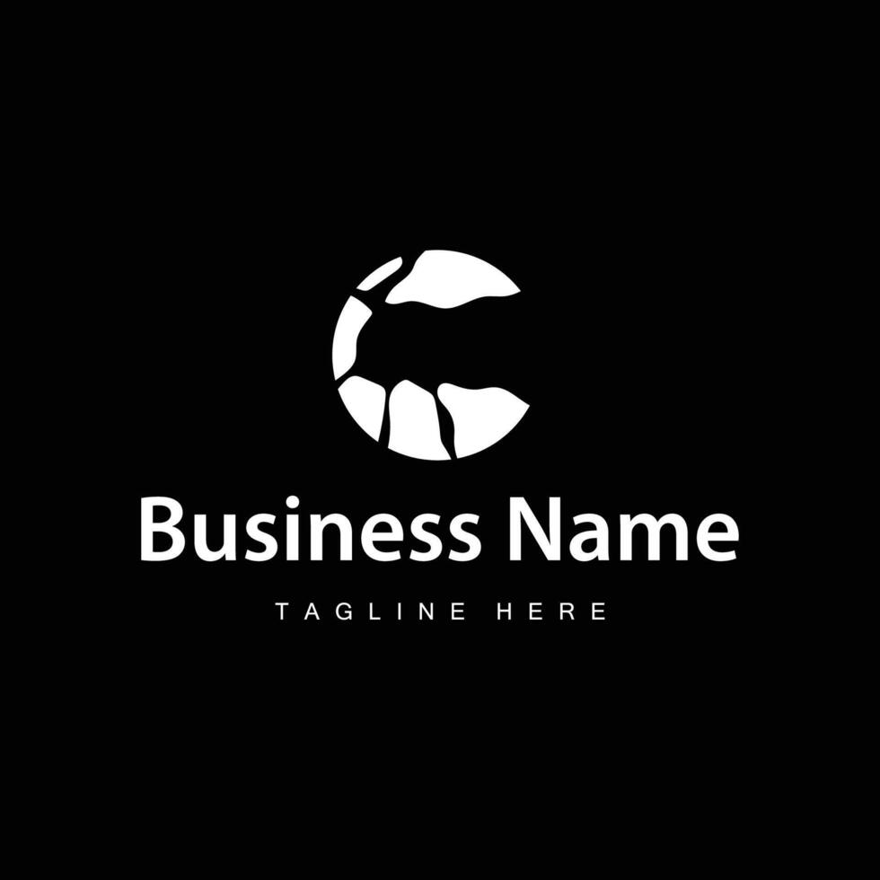 stone logo with balance concept with simple black vector