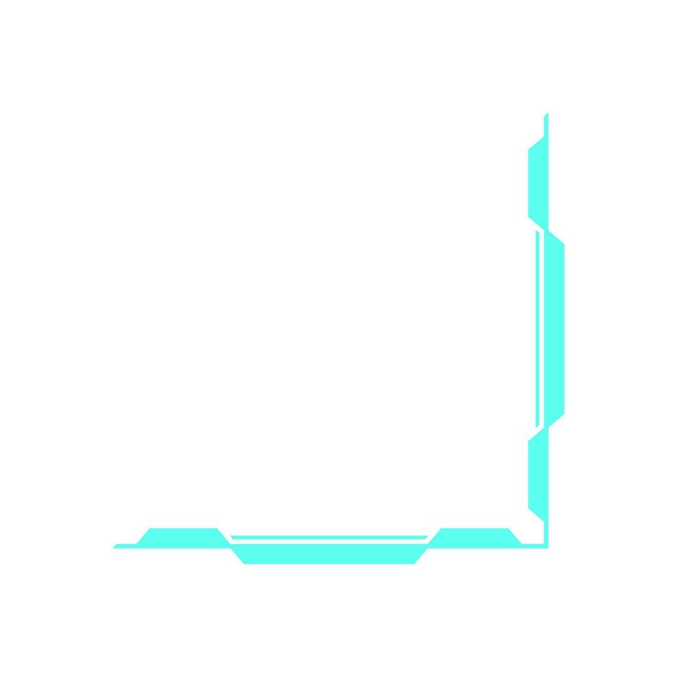 Y2K modern abstract frame. Retro icon shape of a digital interface. This element captures 90s aesthetic, minimal style, and is perfect for decoration, branding, or poster design. vector